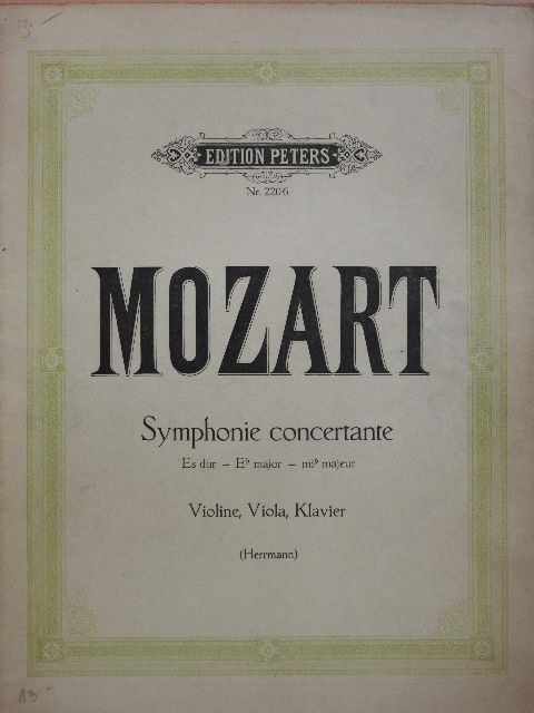 Mozart - Symphonie Concertante [antikvár]