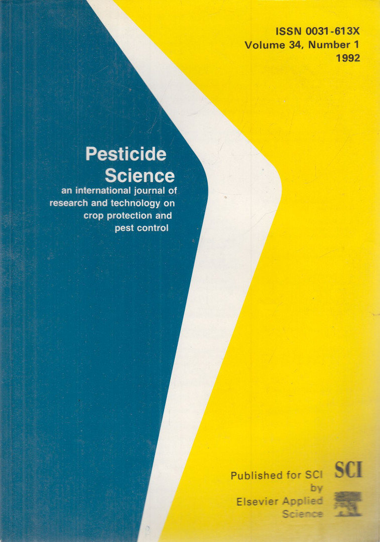G. T. Brooks, L. G. Copping - Pesticide Science Volume 34, Number 1 1992 [antikvár]