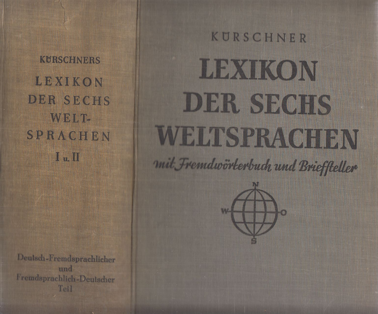 Kürschners Lexikon der sechs Weltsprachen I-II. (egy kötetben) [antikvár]