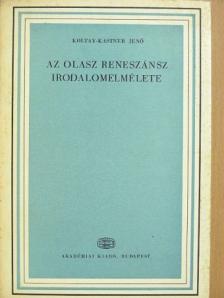 Antonio Minturno - Az olasz reneszánsz irodalomelmélete [antikvár]