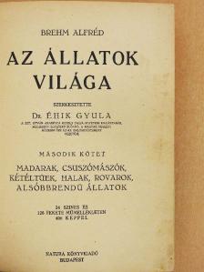 Brehm Alfréd - Brehm - Az állatok világa 2. [antikvár]