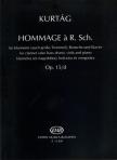 KURTÁG GYÖRGY - HOMMAGE Á R.SCH. KLARINÉTRA (ÉS NAGYDOBRA), BRÁCSÁRA ÉS ZONGORÁRA OP.15/D