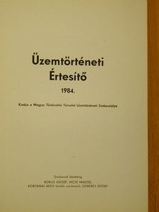 Hans Radant - Üzemtörténeti Értesítő 1984. [antikvár]