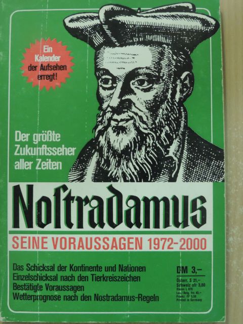 Michel Nostradamus - Nostradamus Kalender 1972 [antikvár]