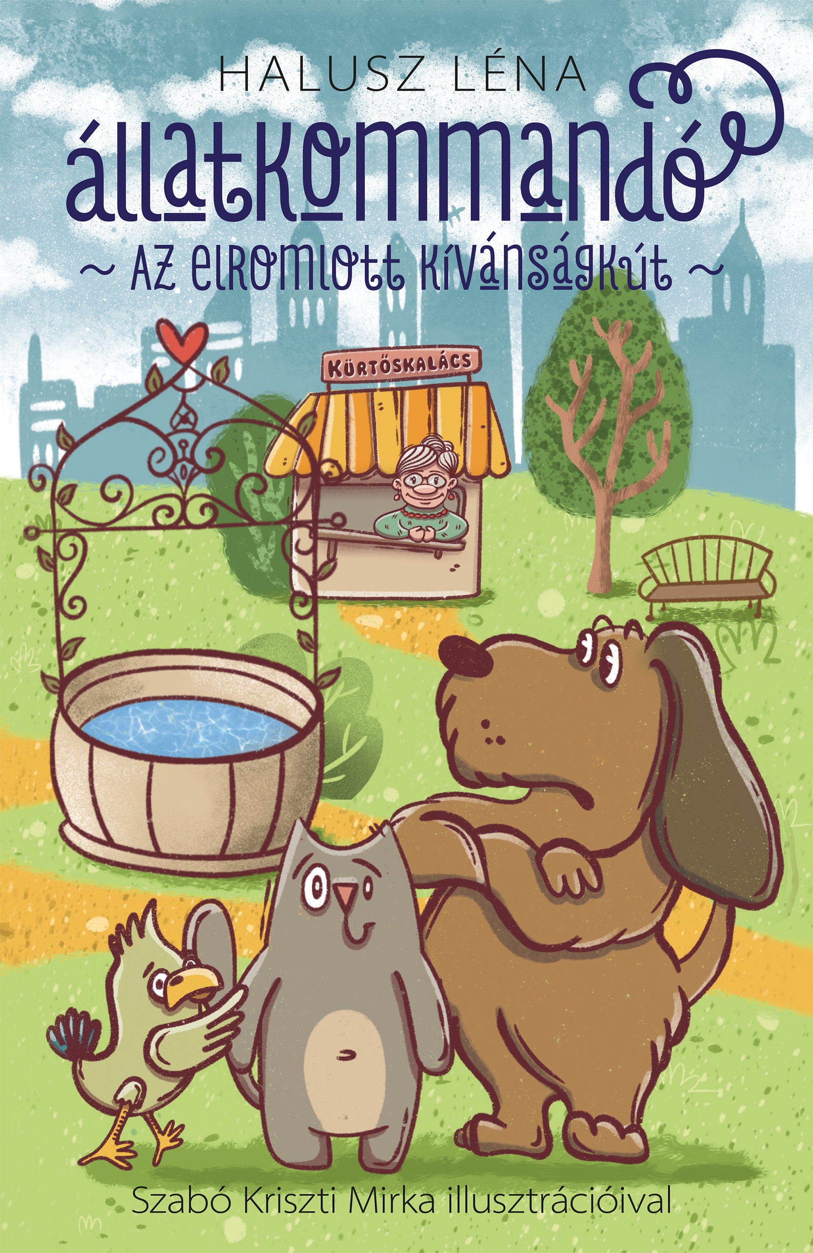 Halusz Léna - Állatkommandó. Az elromlott kívánságkút [eKönyv: epub, mobi]