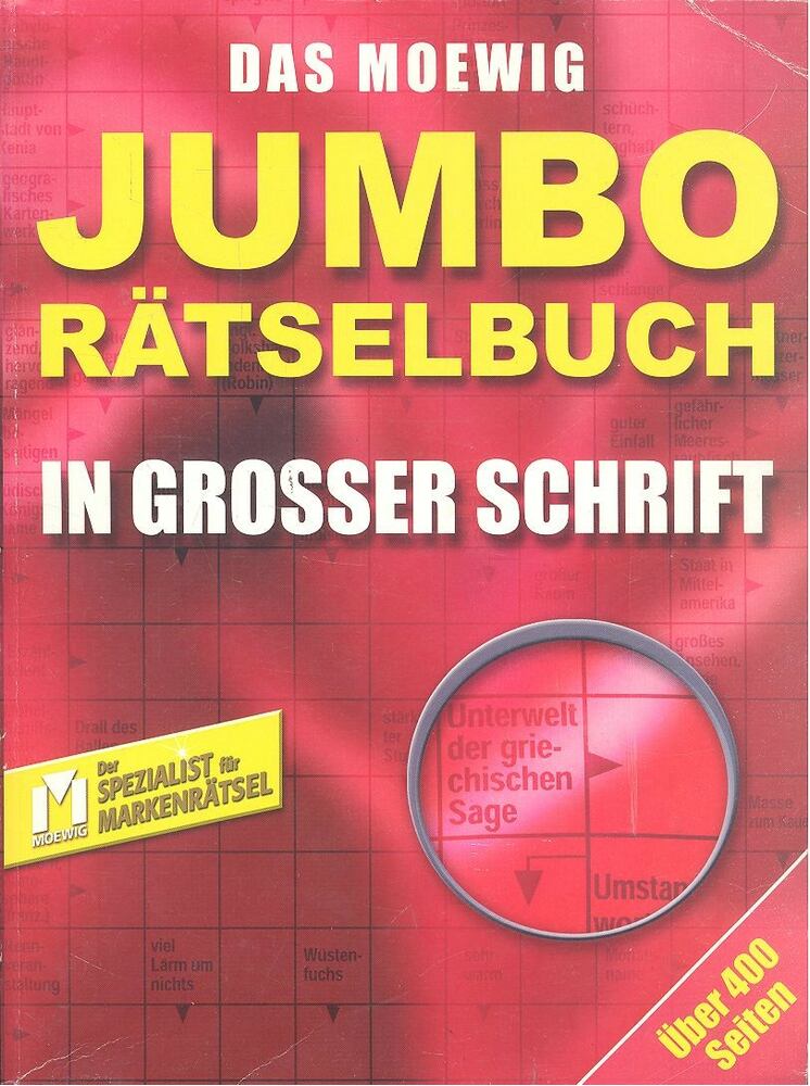 Das Moweig Jumbo Rätselbuch in Grosser Schrift [antikvár]