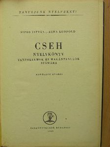 Bena Leopold - Cseh nyelvkönyv [antikvár]