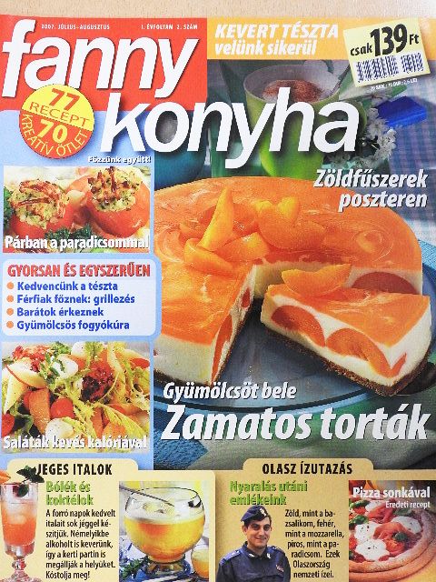 Fanny konyha 2007. július-augusztus [antikvár]
