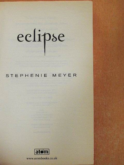 Stephenie Meyer - Eclipse [antikvár]