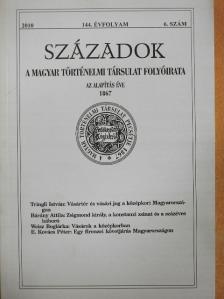Bárány Attila - Századok 2010/6. [antikvár]