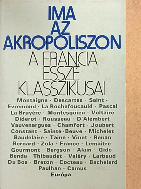 Albert Camus - Ima az Akropoliszon [antikvár]