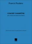 POULENC - CONCERT CHAMPETRE POUR CLAVECIN (OU PIANO) ET PIANO CONCERTANT