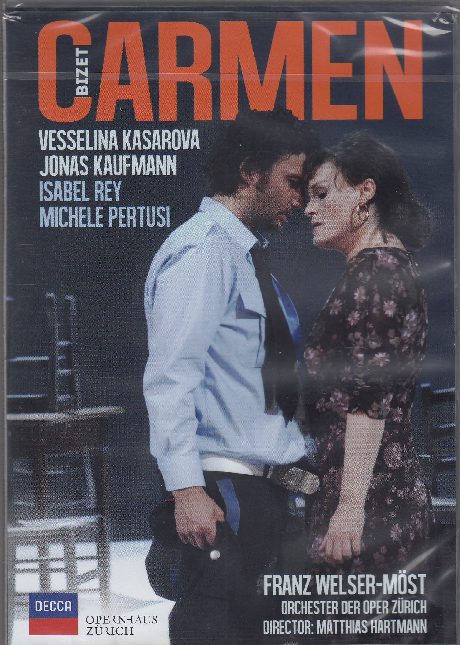 Bizet - CARMEN DVD KASAROVA, KAUFMANN, REY, PERTUSI, WELSER-MÖST