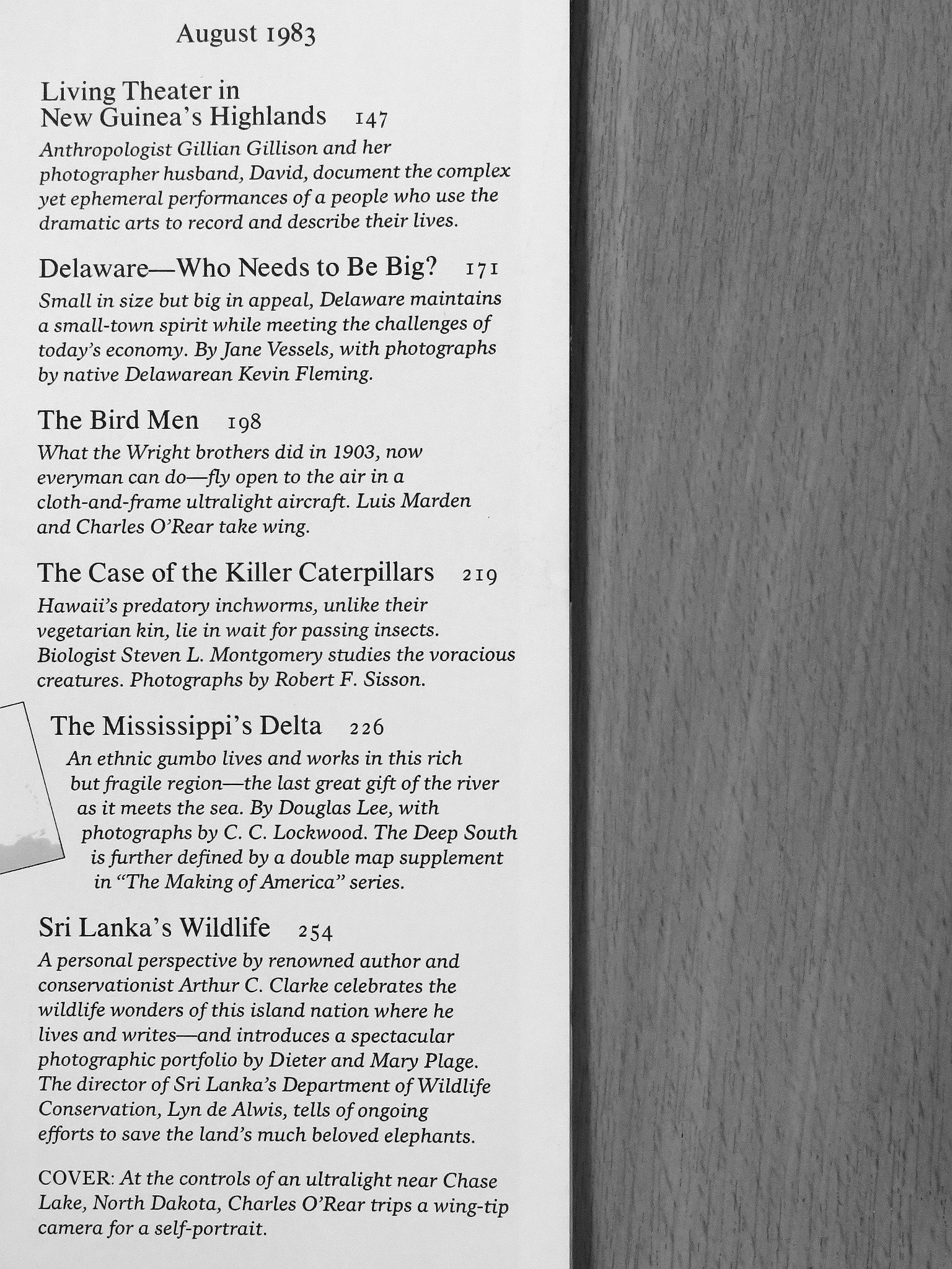 Arthur C. Clarke - National Geographic August 1983 [antikvár]