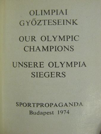Olimpiai győzteseink (minikönyv) [antikvár]