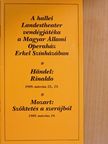 Georg Friedrich Händel - A hallei Landestheater vendégjátéka a Magyar Állami Operaház Erkel Színházában [antikvár]
