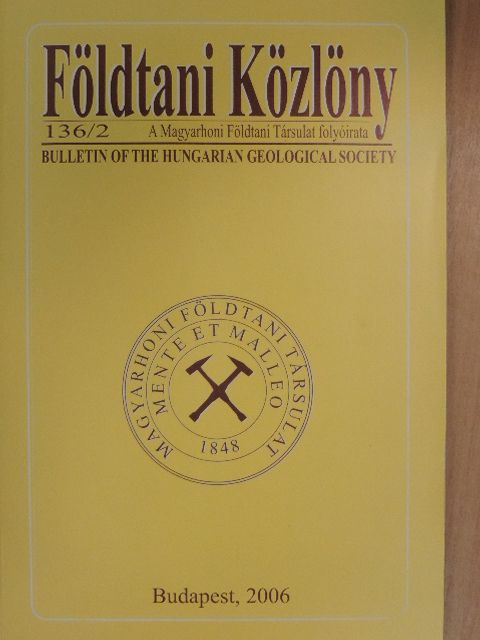 Báldi Katalin - Földtani Közlöny 2006/2. [antikvár]