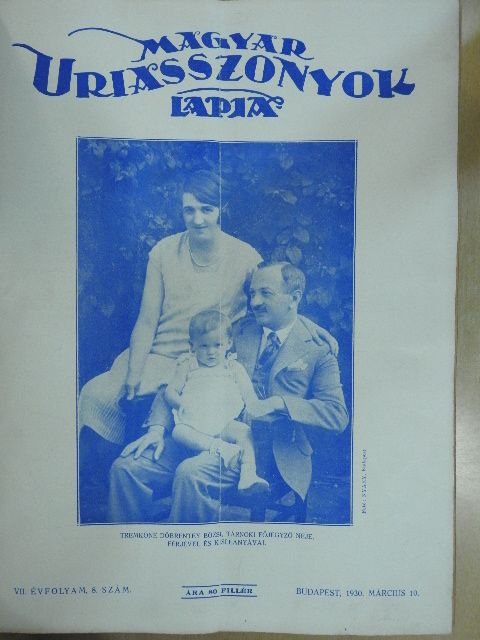 Magyar Uriasszonyok Lapja 1930. (nem teljes évfolyam) [antikvár]