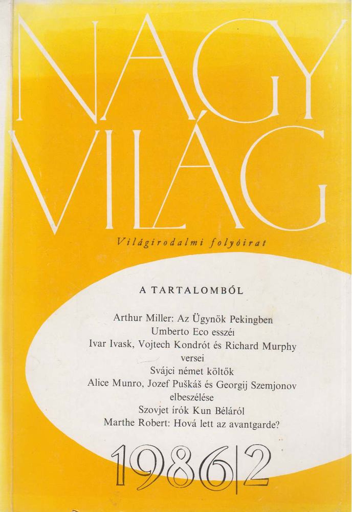 Kéry László (főszerk.) - Nagyvilág 1986/2. [antikvár]