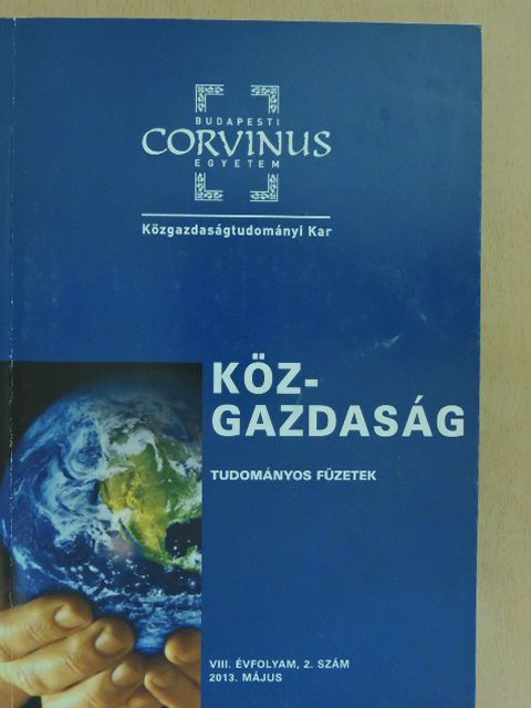 Anna Visvizi - Köz-gazdaság 2013. május [antikvár]