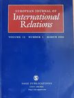 Alex Warleigh - European Journal of International Relations March 2006 [antikvár]