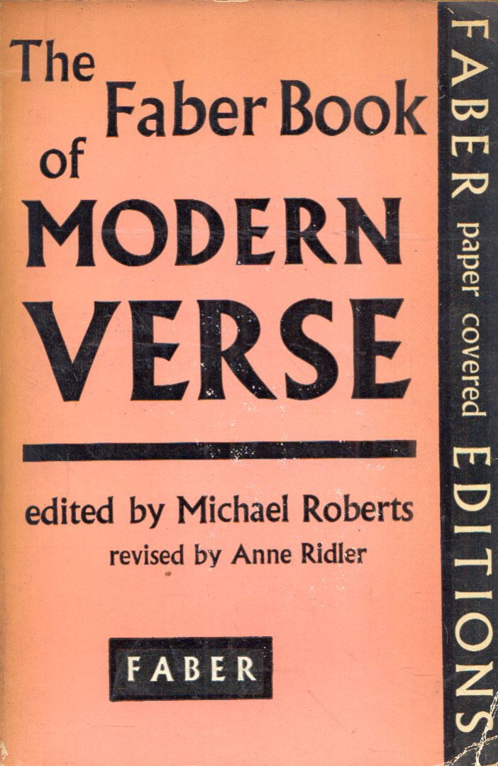 ROBERTS, MICHAEL (editor) - The Faber Book of Modern Verse [antikvár]