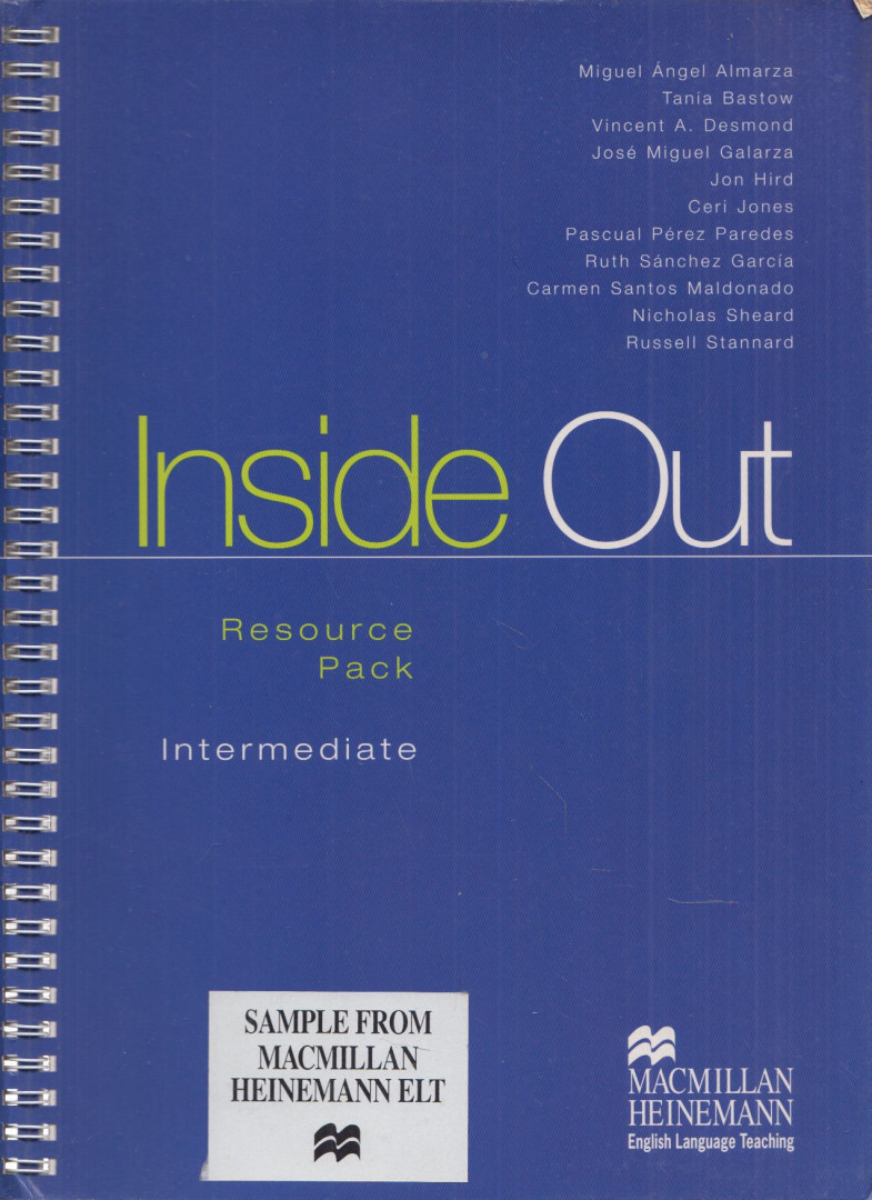 Miguel Ángel Almarza, Tania Bastow, Vincent A. Desmond - Inside Out Resource Pack - Intermediate [antikvár]