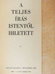 A teljes Írás Istentől ihletett [antikvár]