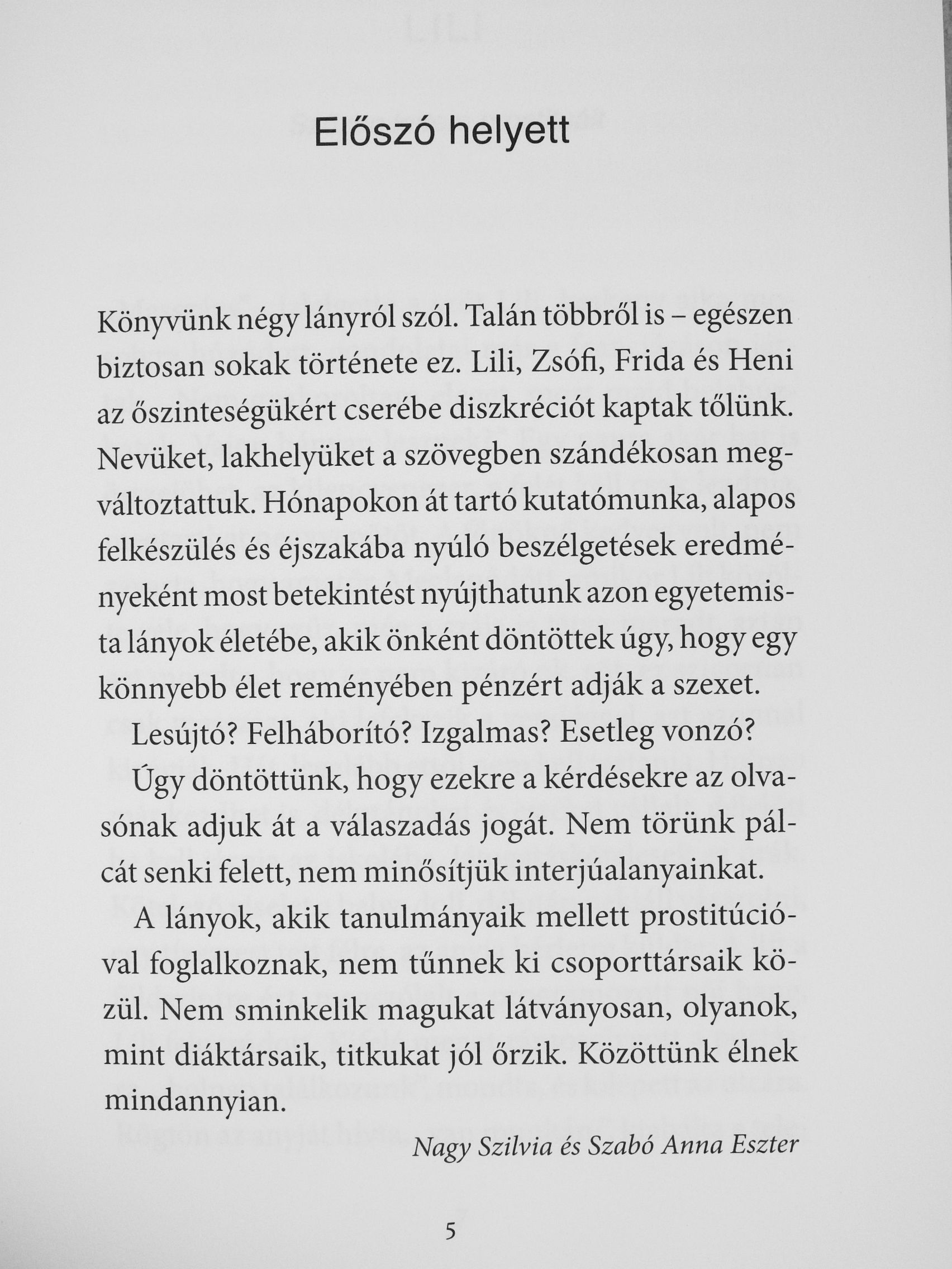 Nagy Szilvia - Egyetemista lány támogatót keres [antikvár]