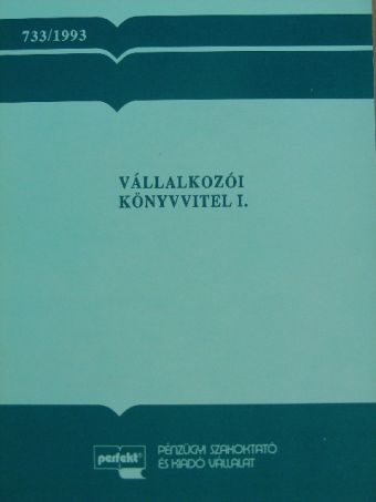 Dr. Novák Elek - Vállalkozói könyvvitel I. [antikvár]