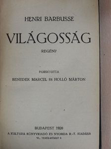Henri Barbusse - Világosság [antikvár]