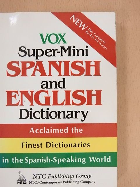 VOX Super-Mini Spanish and English Dictionary [antikvár]
