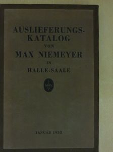 Auslieferungskatalog [antikvár]