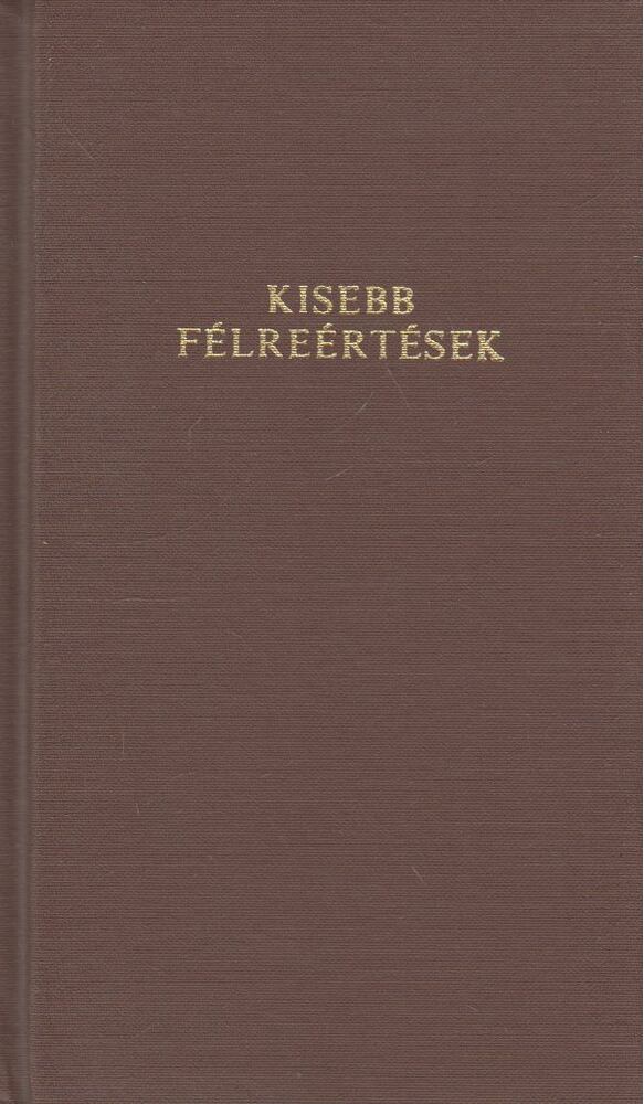 Megyesy Jenő - Kisebb félreértések [antikvár]