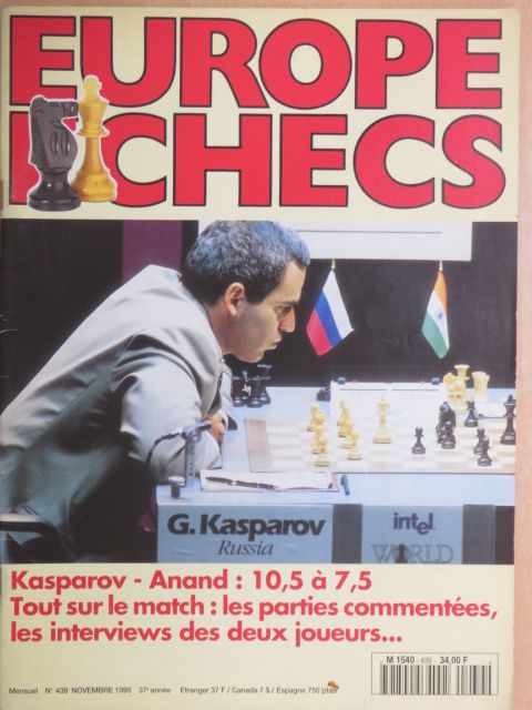 Europe Échecs Novembre 1995 [antikvár]