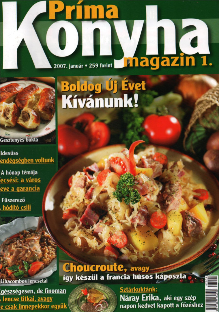 Hargitai György - Príma Konyha magazin 2007. január [antikvár]