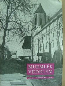 Ágostházi László - Műemlékvédelem 1979/1. [antikvár]
