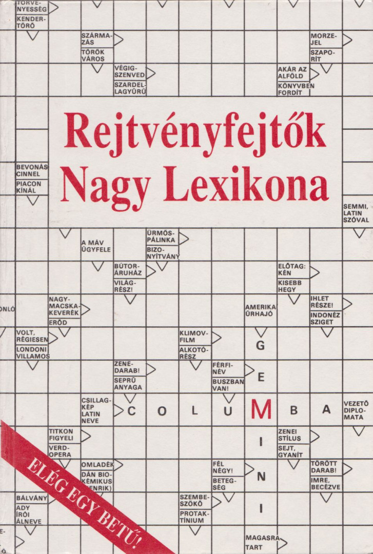 DR. GARAMI LÁSZLÓ - Rejtvényfejtők Nagy Lexikona [antikvár]