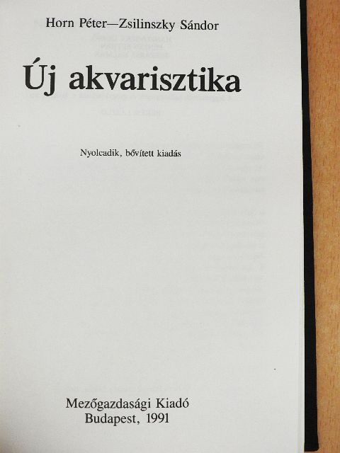 Békési László - Új akvarisztika [antikvár]