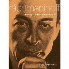 RACHMANINOFF, SERGE - RHAPSODY ON A THEME OF PAGANINI, OP.43 REDUCTION FOR 2 PIANOS, CORRECTED EDITION