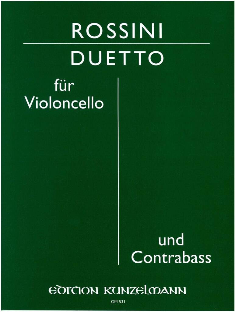 ROSSINI - DUETTO FÜR VIOLONCELLO UND CONTRABASS (WALTER DESPALY)