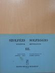 Agócsy László - Szolfézs III. [antikvár]