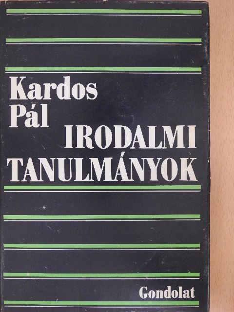 Kardos Pál - Irodalmi tanulmányok [antikvár]