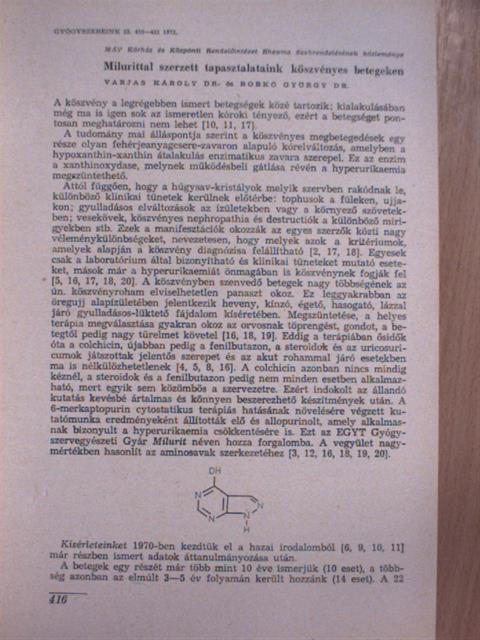 Dr. Bobkó György - Milurittal szerzett tapasztalataink köszvényes betegeken [antikvár]