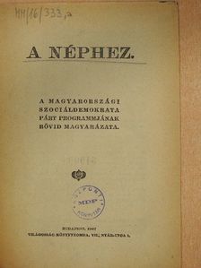 A néphez [antikvár]