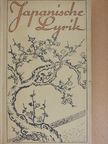 Fujiwara no Atsutada - Japanische Lyrik [antikvár]