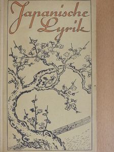 Fujiwara no Atsutada - Japanische Lyrik [antikvár]
