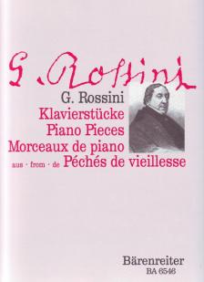 ROSSINI - KLAVIERSTÜCKE AUS PÉCHÉS DE VIEILLESSE (MICHAEL TÖPEL)