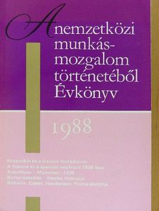 Bajomi Lázár Endre - A nemzetközi munkásmozgalom történetéből 1988 [antikvár]