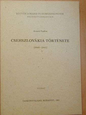 Arató Endre - Csehszlovákia története [antikvár]